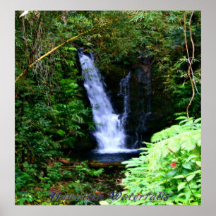 Hawaiian Waterfalls Poster
