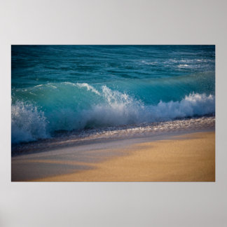 Hawaiian Waves Poster