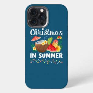 Hawaiian Xmas Summer Vacation Popsicle Christmas iPhone 13 Pro Max Case