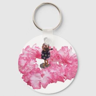 HawaiianDancerLei013110 Key Ring