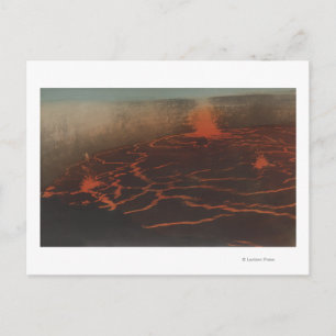 HawaiiView of Lava Trails in KilauerHawaii Postcard
