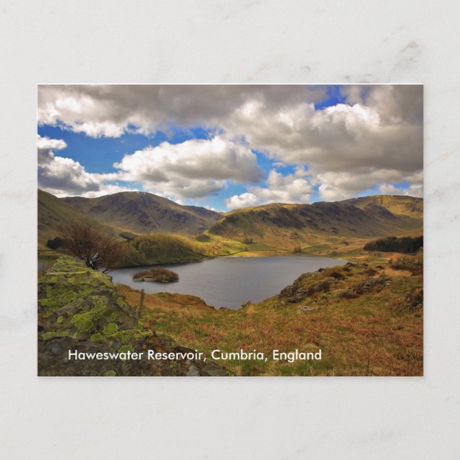 Haweswter Reservoir, Cumbria Postcard (Front)