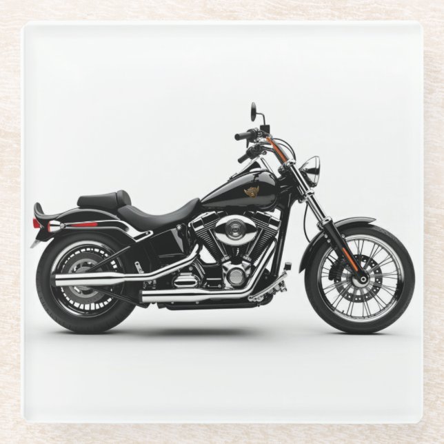 Hawg Heritage Legendary Twin Cam Era Glass Coaster (Front)