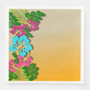 Hawiian Luau Paper Napkins