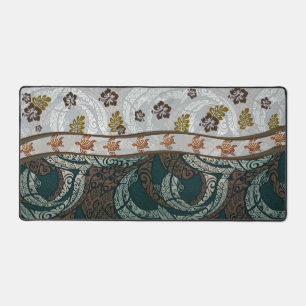 Hawiian Tapa Fusion with Honu Desk Mat