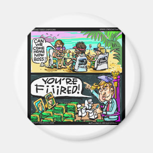 Hawiian Trump Detectives Funny Gifts & Cards Magnet