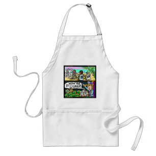 Hawiian Trump Detectives Funny Gifts & Cards Standard Apron