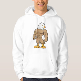 Hawk as Bodybuilder with Six pack Hoodie