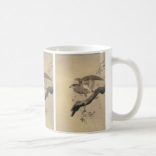 Hawk by Ohara Koson Coffee Mug