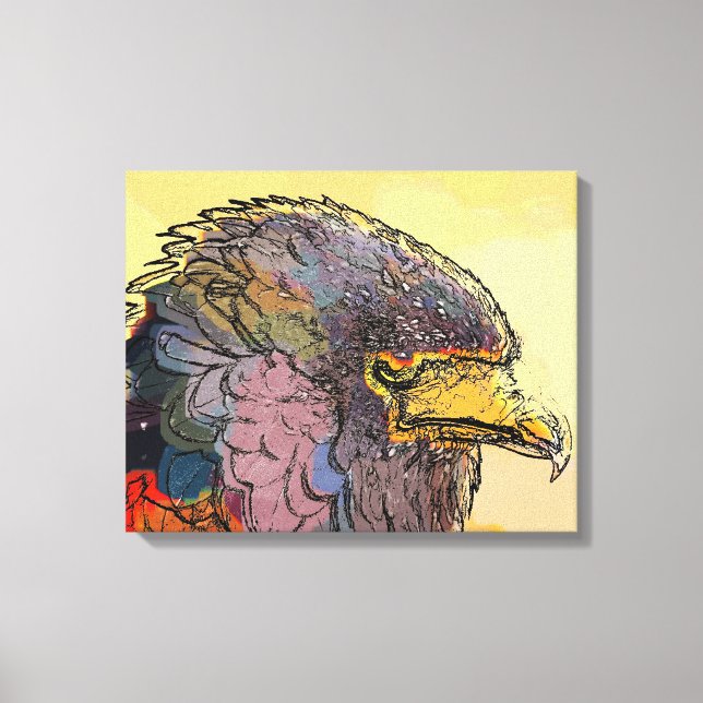 HAWK CANVAS PRINT (Front)