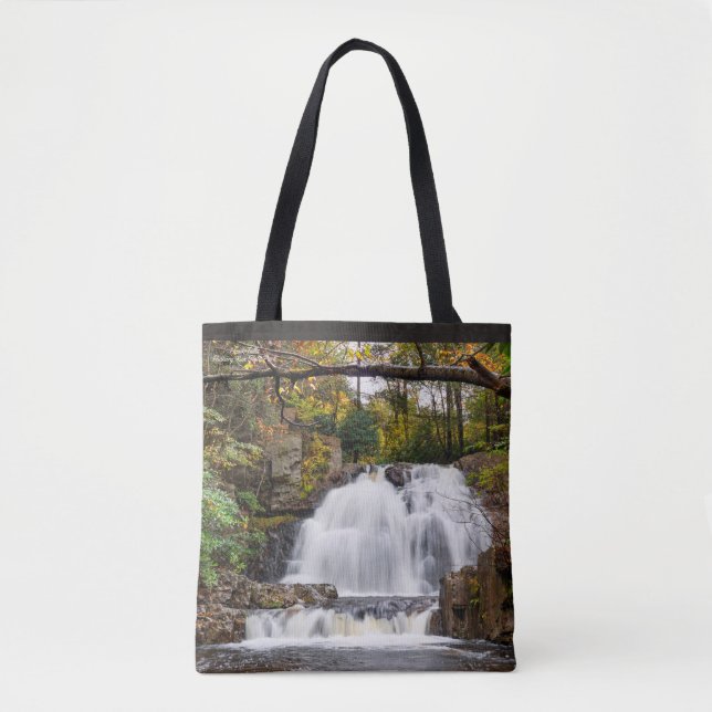 Hawk Falls in Autumn Tote Bag (Front)