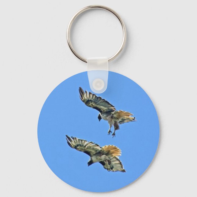 Hawk Flight Key Chain (Front)