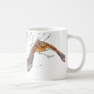 Hawk in Flight Coffee Mug