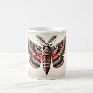 Hawk Moth 260824IREF237 - Watercolor Coffee Mug