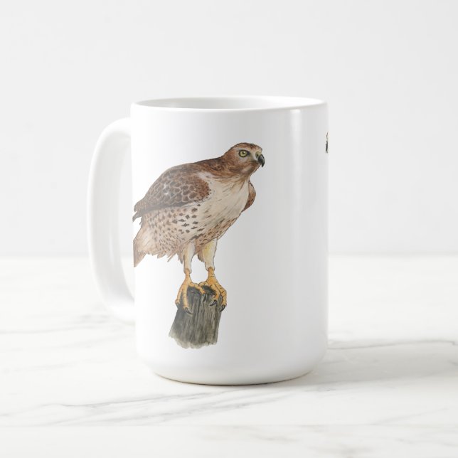 Hawk Mug (Front Left)