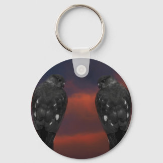 Hawk Storm Key Ring