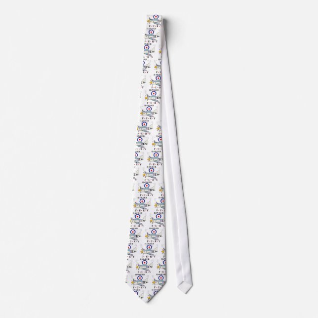 hawker fury caricature tie (Front)