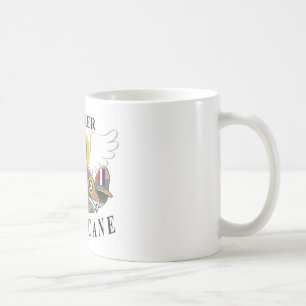 hawker hurricane caricature coffee mug