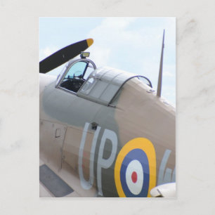 Hawker Hurricane Cockpit Postcard