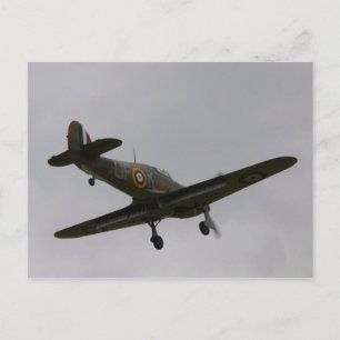 Hawker Hurricane On Finals Postcard