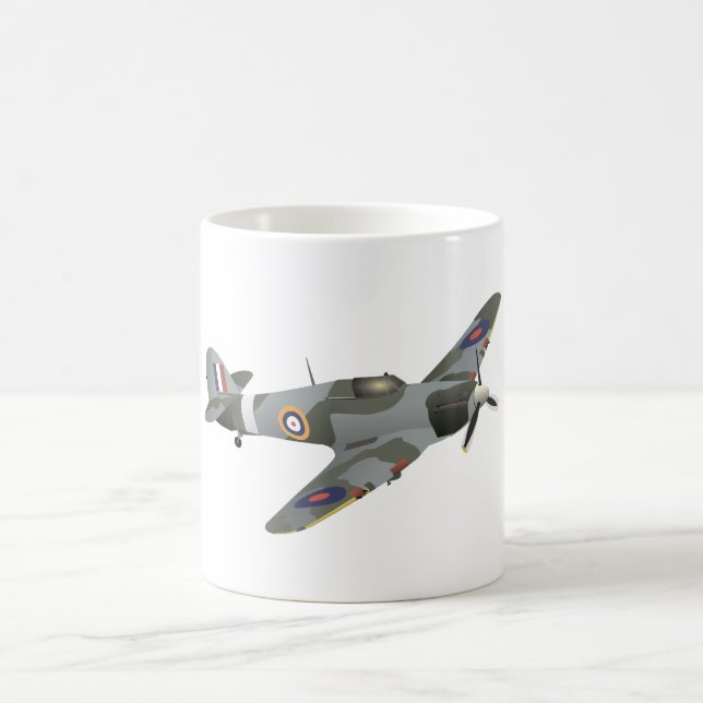 Hawker Hurricane WW2 Fighter Coffee Mug (Center)
