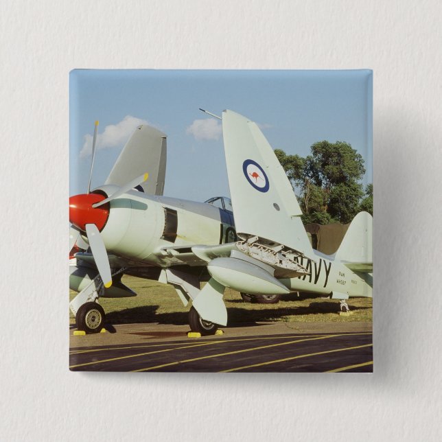 Hawker Sea Fury at CAF, Minnesota Wing, at the 15 Cm Square Badge (Front)