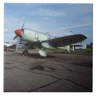 Hawker Sea Fury at CAF, Minnesota Wing, at the 2 Ceramic Tile