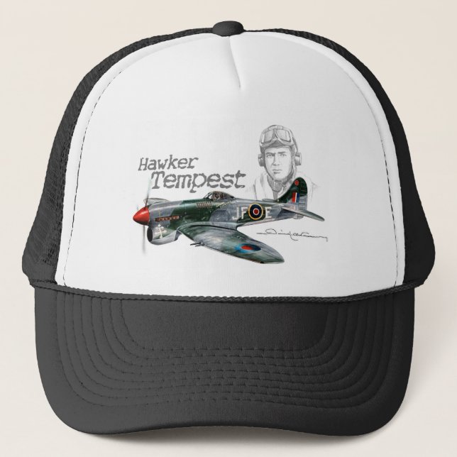 Hawker Tempest Trucker Hat (Front)