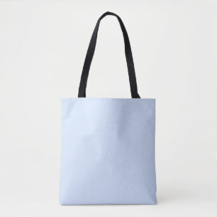 Hawkes Blue Solid Plain Color Tote Bag