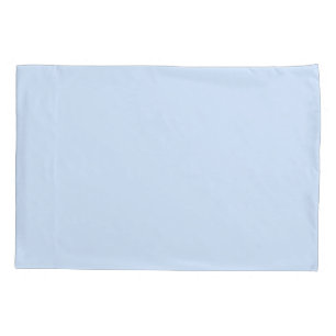 Hawkes Blue Solid Plain Colour Pillowcase