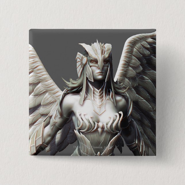 Hawkgirl Alternate 15 Cm Square Badge (Front)