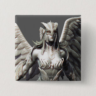 Hawkgirl Alternate 15 Cm Square Badge