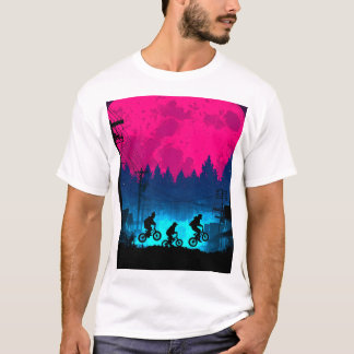 Hawkins Night Ride Retro 1985 Stranger Things T-Sh T-Shirt