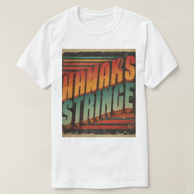 Hawkins Strange Days Retro T-Shirt (Design Front)