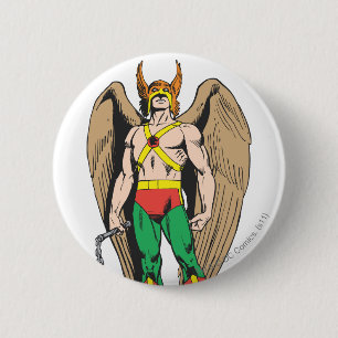 Hawkman 6 Cm Round Badge