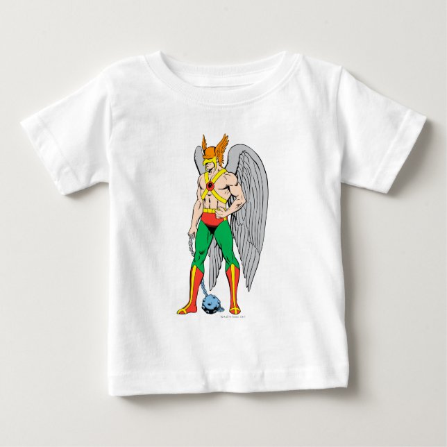 Hawkman Standing Pose Baby T-Shirt (Front)
