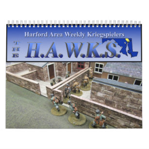 HAWKs 2019 Miniatures Gaming Wall Calendar