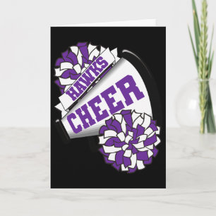 Hawks Cheer Ck To School Cheerleading Spirit P Card