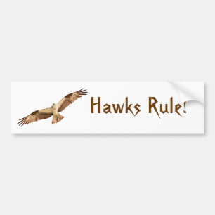 Hawks Rule Bumper Sticker