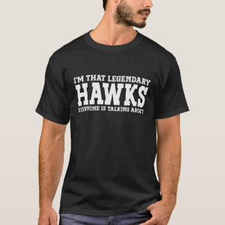Hawks Surname Funny Team Family Last Name Hawks T  T-Shirt