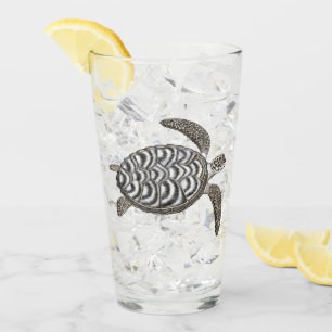 Hawksbill Sea Turtle Glass Tumbler