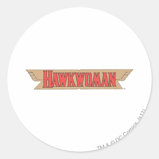 Hawkwoman Logo Classic Round Sticker (Front)