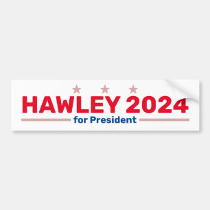 Hawley 2024 bumper sticker