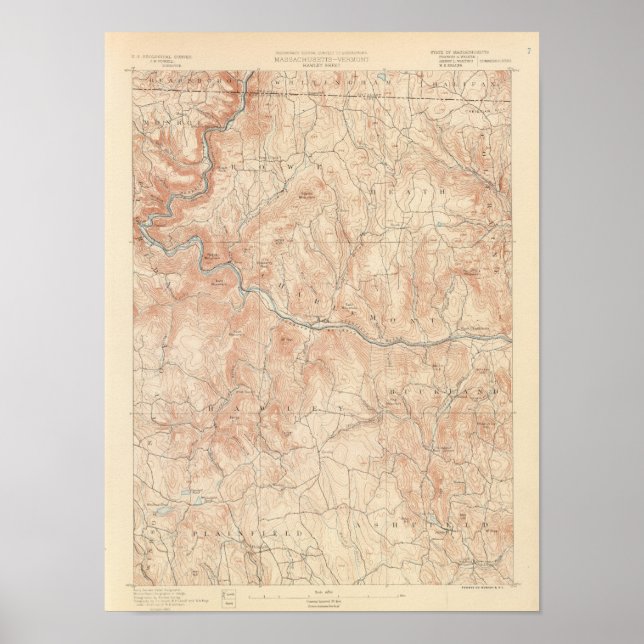 Hawley, Massachusetts Poster (Front)