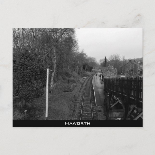 Haworth Railway Postcard (Front)