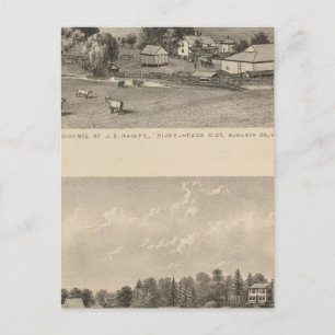 Hawpe, Seawright residences Postcard