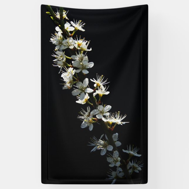 Hawthorn Flowers bnrcna Banner (Vertical)