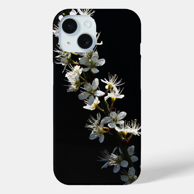 Hawthorn Flowers iphcna Case-Mate iPhone Case (Back)