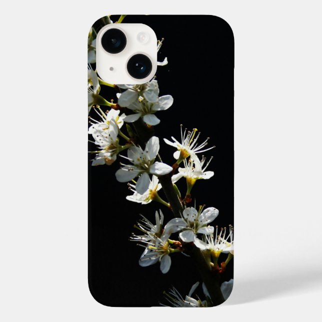 Hawthorn Flowers iphcnm Case-Mate iPhone Case (Back)