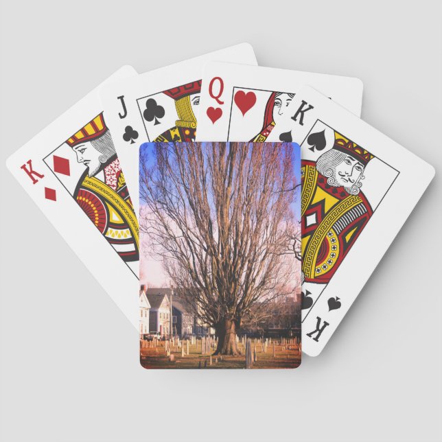 Hawthorn Tree Playing Cards (Back)